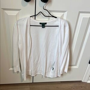 Lauren Ralph Lauren Classic White Cardigan